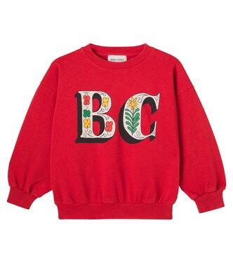 Spring Letters cotton fleece sweatshirt | Bobo Choses