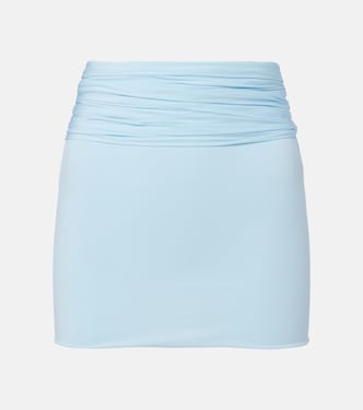 Ruched miniskirt | Wardrobe.NYC
