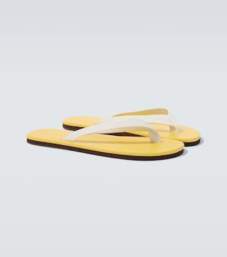 Leather thong sandals | Auralee