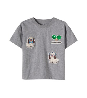 Minibabies patch-appliqué jersey T-shirt | Mini Rodini