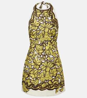 Mona floral hemp minidress | Alémais