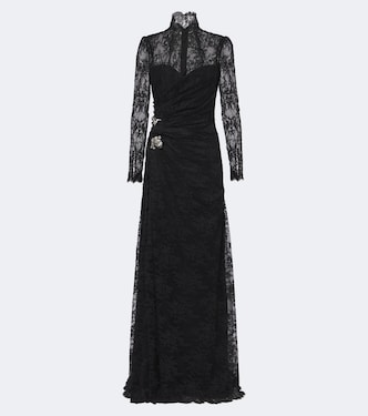 Verzierte Robe aus Spitze | Monique Lhuillier