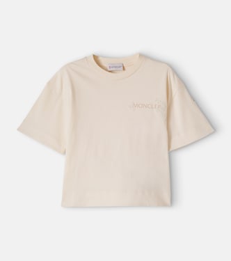 Logo embroidered cotton T-shirt | Moncler Enfant