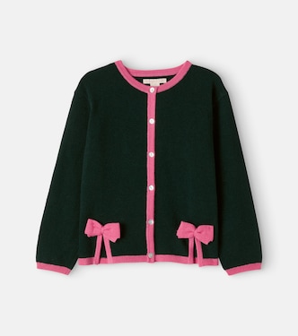 Alette bow-detail wool cardigan | Konges Sløjd