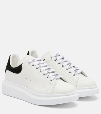 Oversized leather sneakers | McQueen