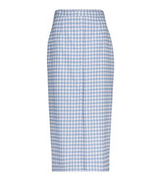 Lex gingham wool-blend pencil skirt | Altuzarra