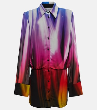 Robe chemise Margot imprimée | The Attico