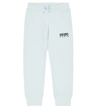 Logo cotton jersey sweatpants | Kenzo Kids