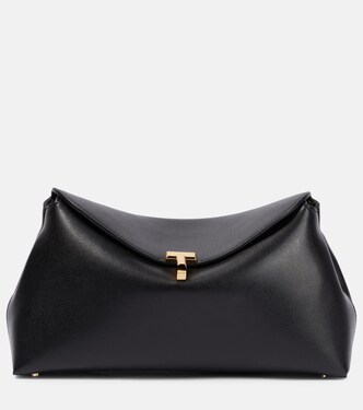 T-Lock Small leather clutch | Toteme