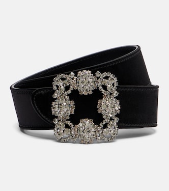 Ceinture Hangisi en satin | Manolo Blahnik