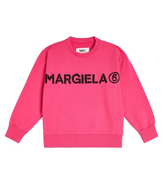 Logo cotton sweatshirt | MM6 Maison Margiela Kids
