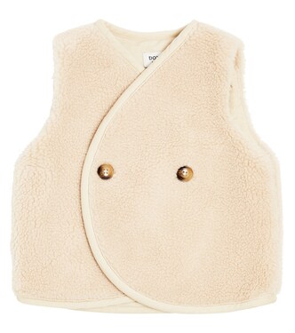 Baby Monty faux shearling vest | Donsje