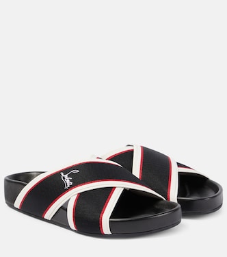 Hot Cross Bizz ribbon sandals | Christian Louboutin