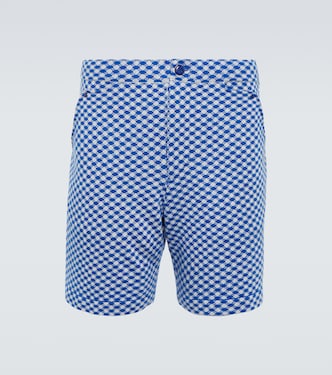 Bermuda-Shorts aus Kaschmir mit Lapislazuli | God's True Cashmere