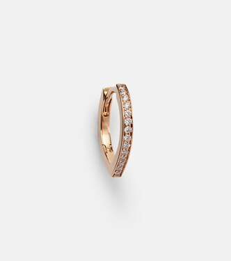 Antifer 18kt rose gold single earring with diamonds | Repossi