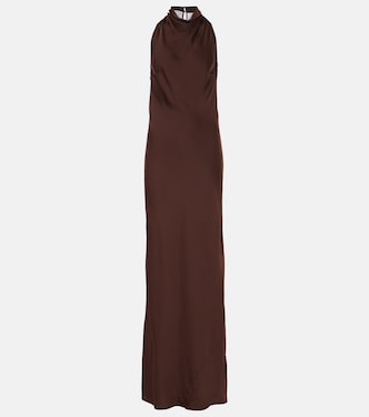 Lace-trimmed cutout gown | Rotate