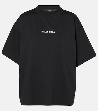 Bedrucktes T-Shirt aus Baumwoll-Jersey | Balenciaga
