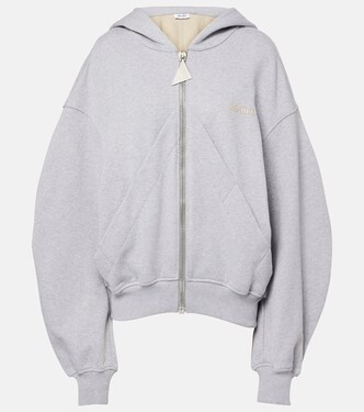 Logo cotton fleece hoodie | The Attico