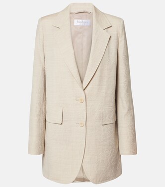 Single-breasted wool blazer | Max Mara