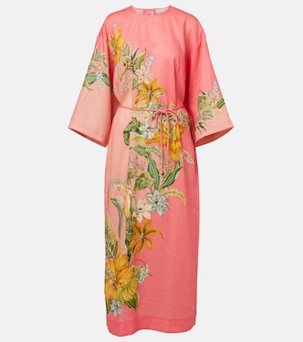 Robe longue Anika à fleurs | Alémais