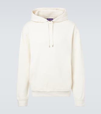 Cotton and cashmere jersey hoodie | Ralph Lauren Purple Label