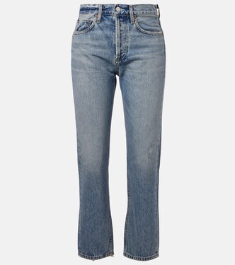 Parker mid-rise straight jeans | Agolde