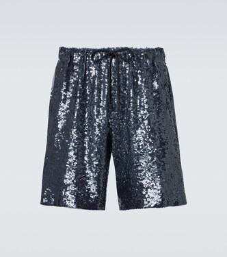 Sequined Bermuda shorts | Dries Van Noten