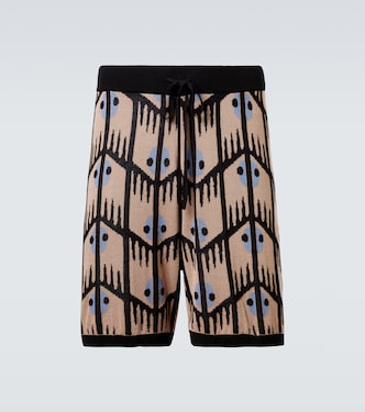 Jacquard shorts | Commas