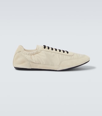 Collapse Re-Nylon and suede sneakers | Prada