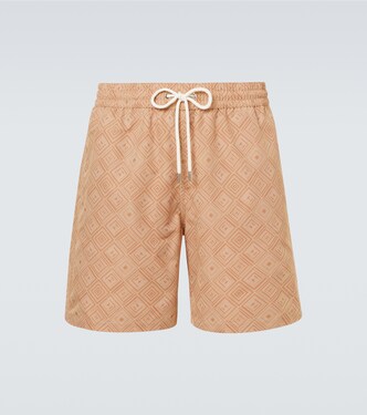 Santos printed swim trunks | Frescobol Carioca
