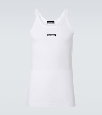 Ribbed-knit cotton tank top | Dolce&Gabbana
