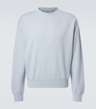 Cotton, wool and silk sweatshirt | Auralee