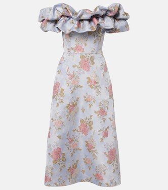 Midikleid aus Brokat | Markarian