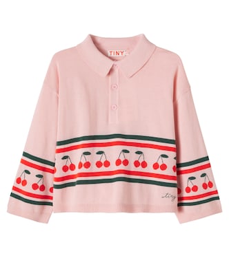 Pull Cherries brodé en coton | Tinycottons