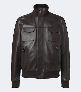 Leather blouson jacket | Dolce&Gabbana