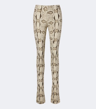 Snake-print skinny pants | Gucci