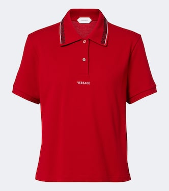 Polohemd Greca aus Baumwoll-Piqué | Versace