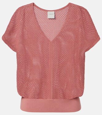 Ashford open-knit cotton top | Varley