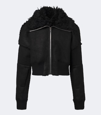 Chaqueta cropped Flight de piel | Rick Owens