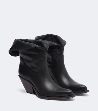 Besticke Westernstiefel Azelan aus Leder | Chloé