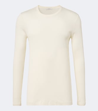 Camiseta acanalada de algodón | Lemaire