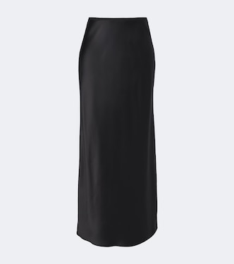Isaak silk satin maxi skirt | Joseph