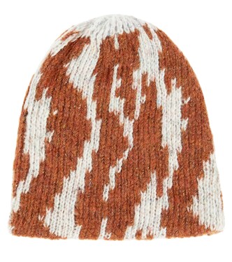 Intarsia wool-blend beanie | Paade Mode