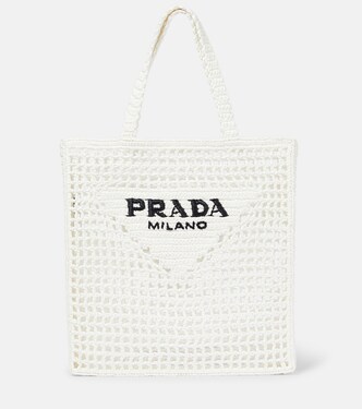 Tote Bag aus Raffiabast | Prada