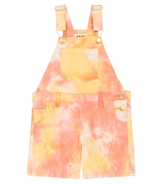 Ansonia tie-dye denim overalls | Molo