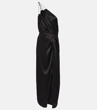 Robe midi asymétrique en soie | The Sei
