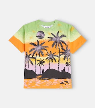 T-shirt Riley en jersey de coton à imprimé | Molo