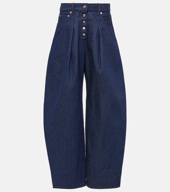 De-Nîmes Ovalo high-rise wide-leg jeans | Jacquemus