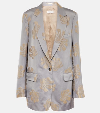 Printed jacquard blazer | Dries Van Noten