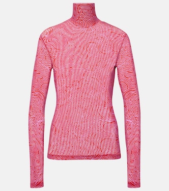 Mesh turtleneck top | Dries Van Noten